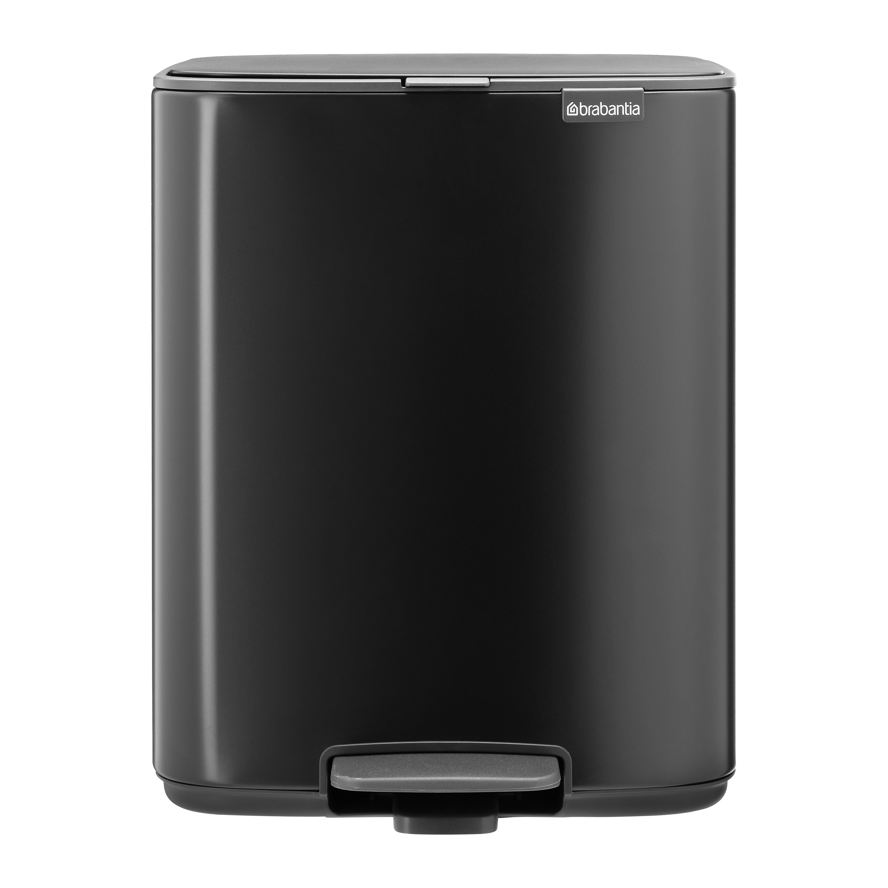 Brabantia Bo Pedaalemmer 12 L - Matt Black