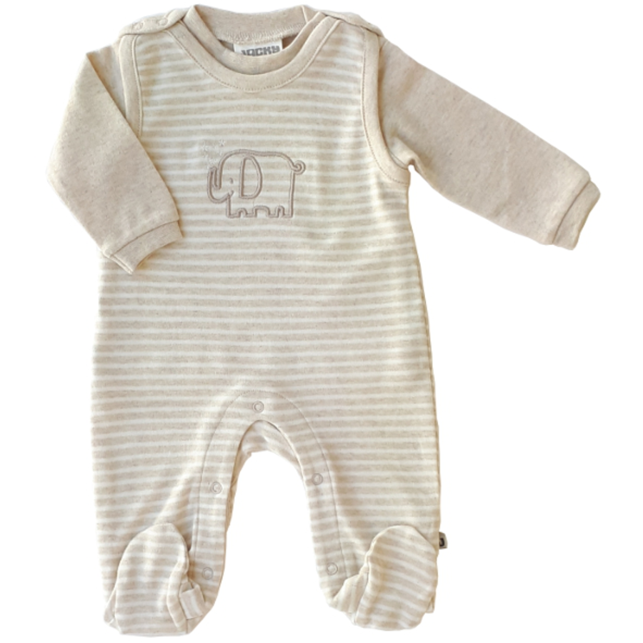 JACKY Strampler-Set beige-melange