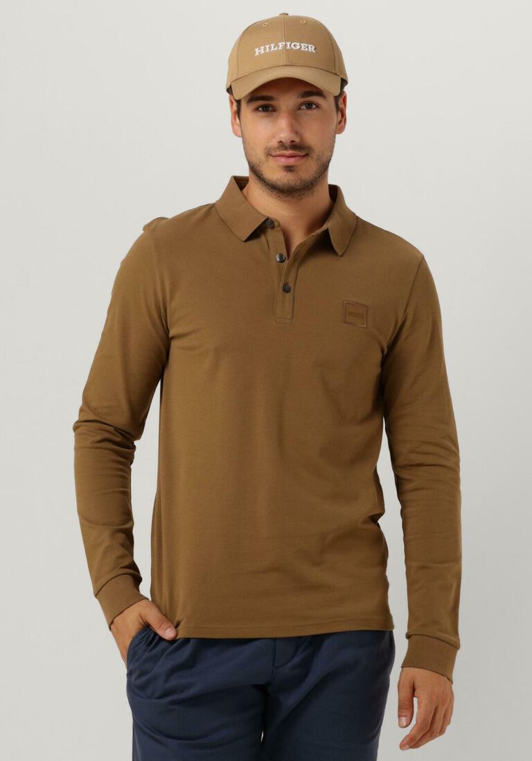 BOSS olijf boss polo passerby