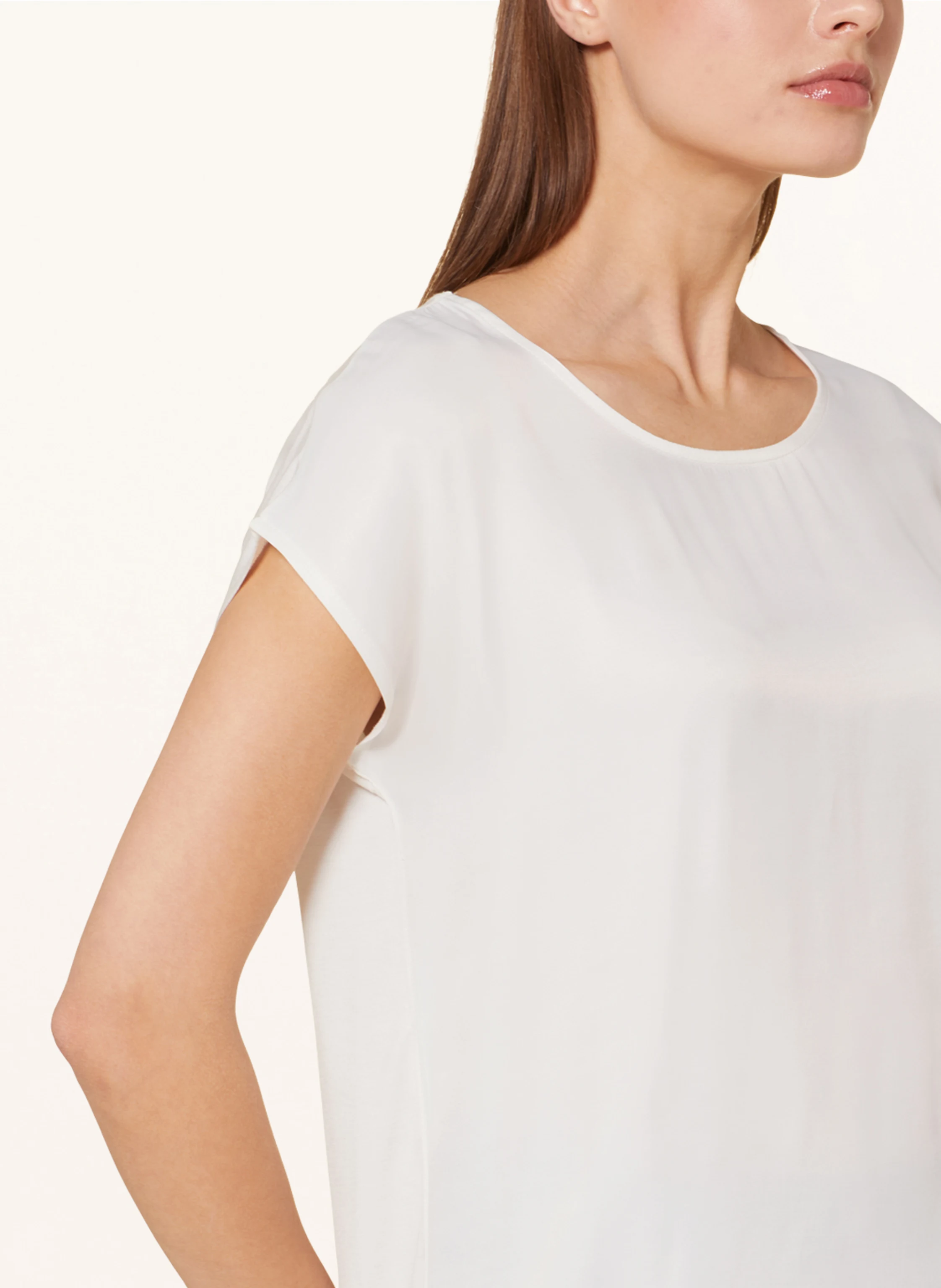 MORE & MORE T-Shirt im Materialmix