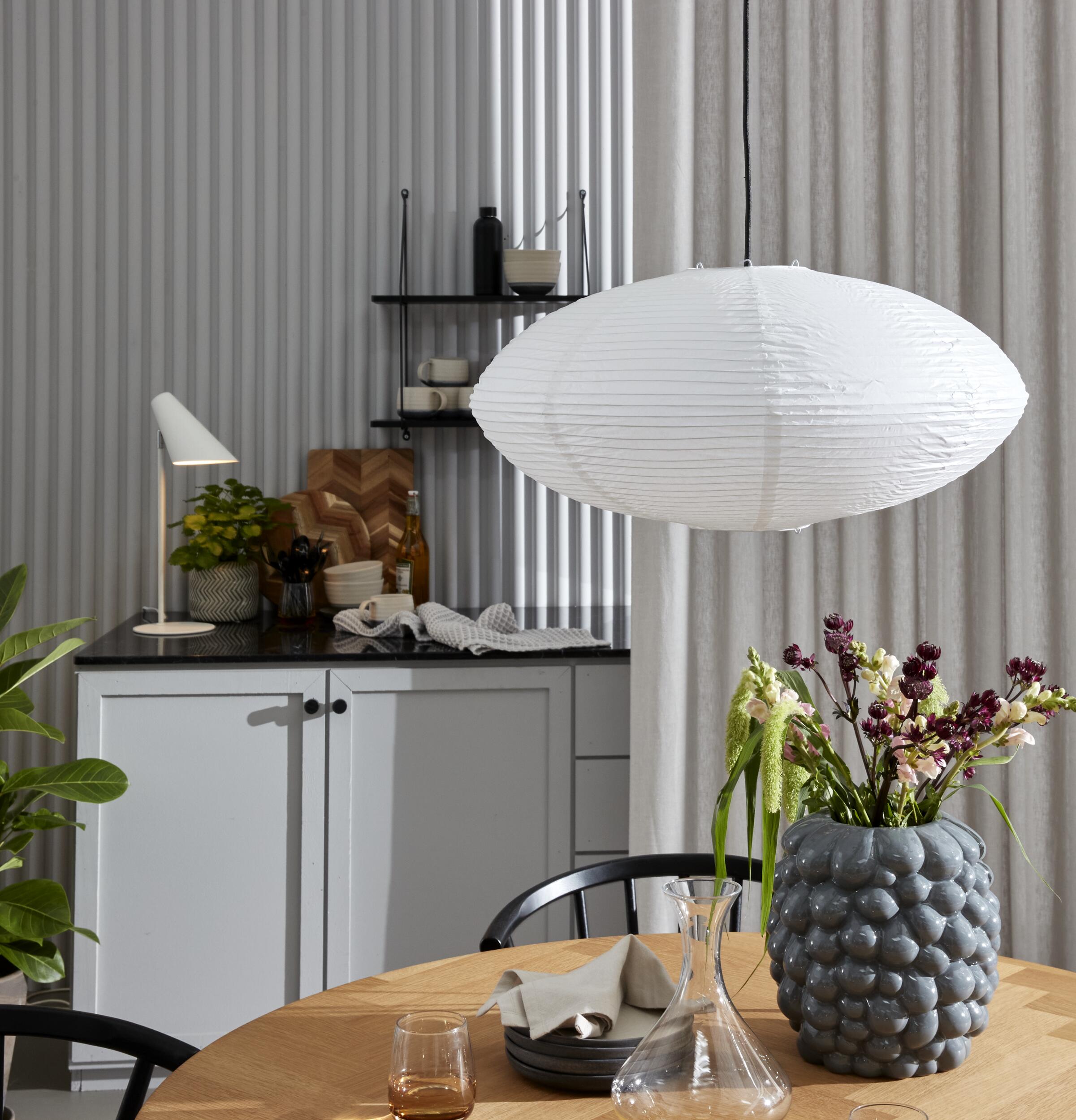 Riisi oval Lampeskærm 19 x 40 cm