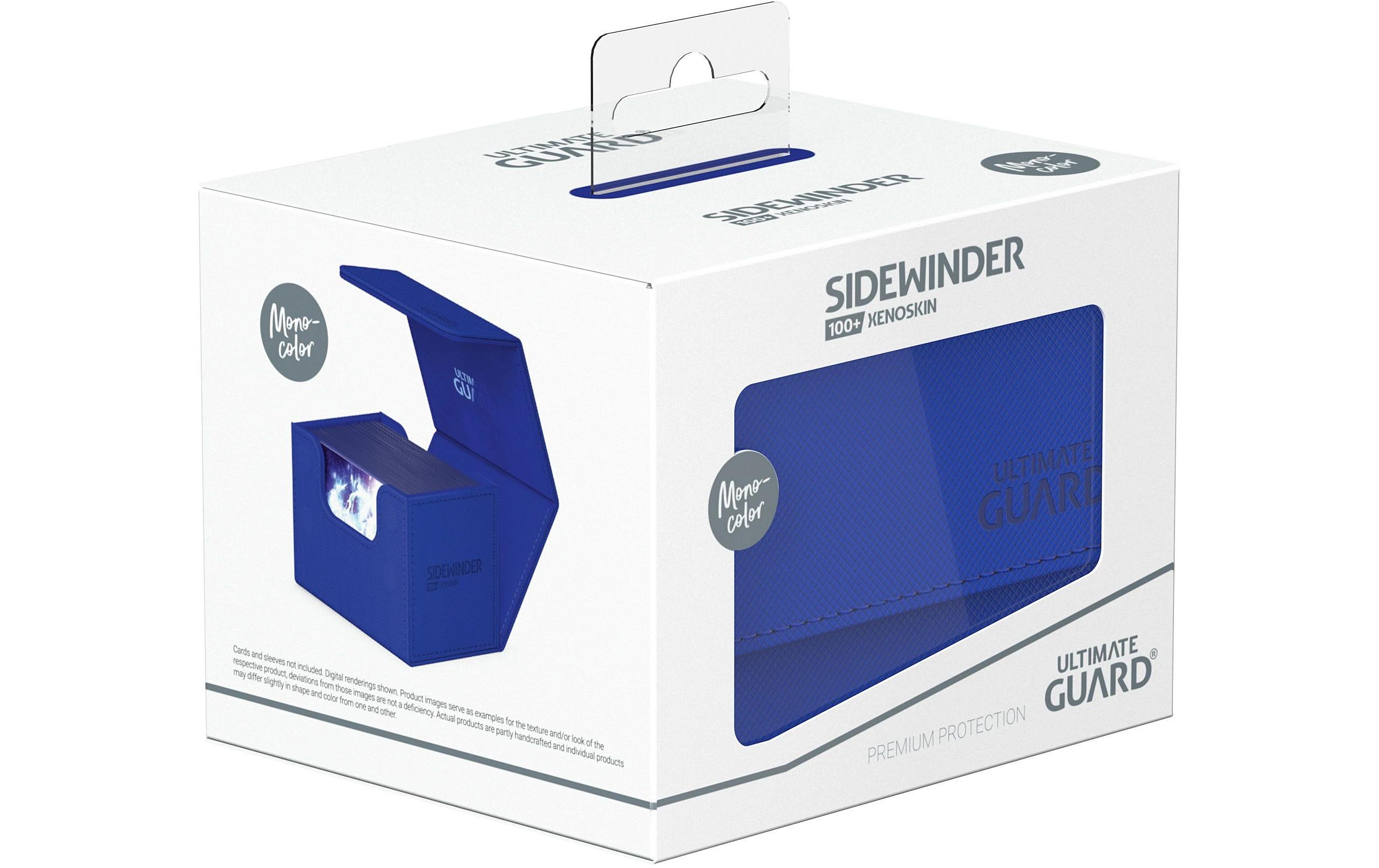 Kartenbox XenoSkin Sidewinder Monocolor 100+ BlauHochwertige Box für Sammelkarten in Standardgrösse
