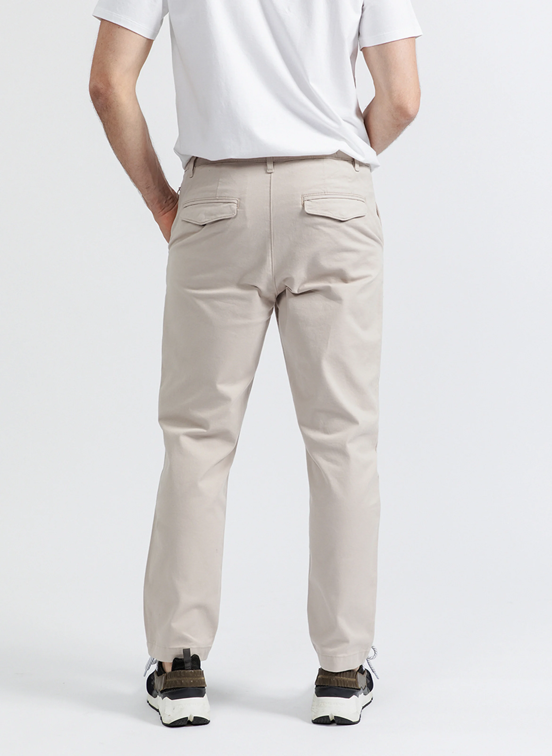 RUSH - Chino droit en coton mélangé | Beige
