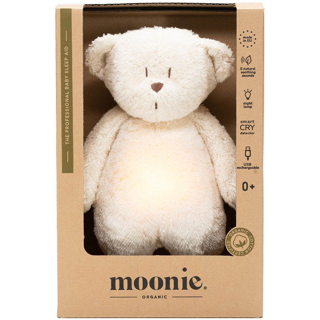 Moonie 2.0 next gen knuffelbeer met nachtlamp polar natur