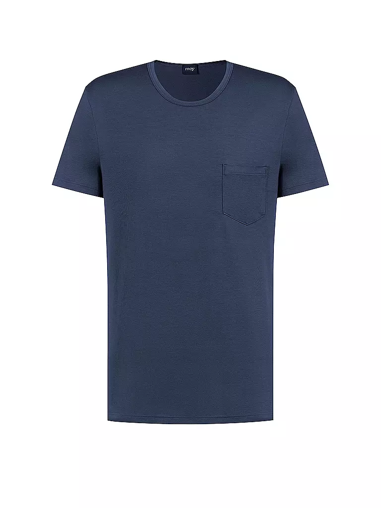 MEY Pyjama T-Shirt JEFFERSON fossil grey dunkelblau