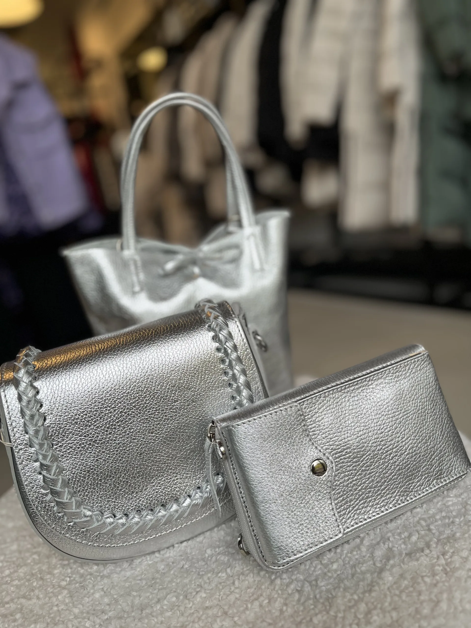 Phone Bag - Mia - Zilver
