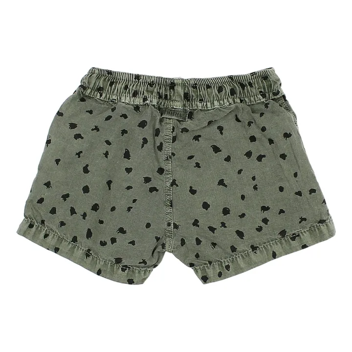 Búho Short de Bain Coton Bio Animal Bébé | Vert kaki