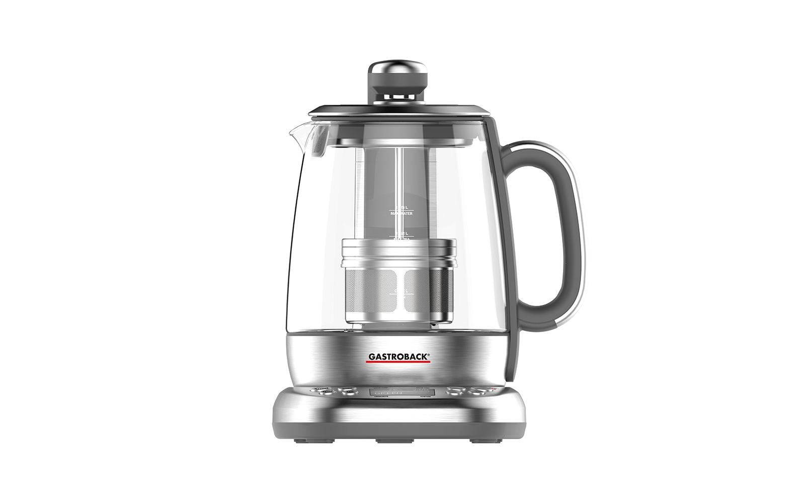 Tee- und Wasserkocher Advanced Plus Silber<br>Vollautomatischer Tee- und Wasserkocher