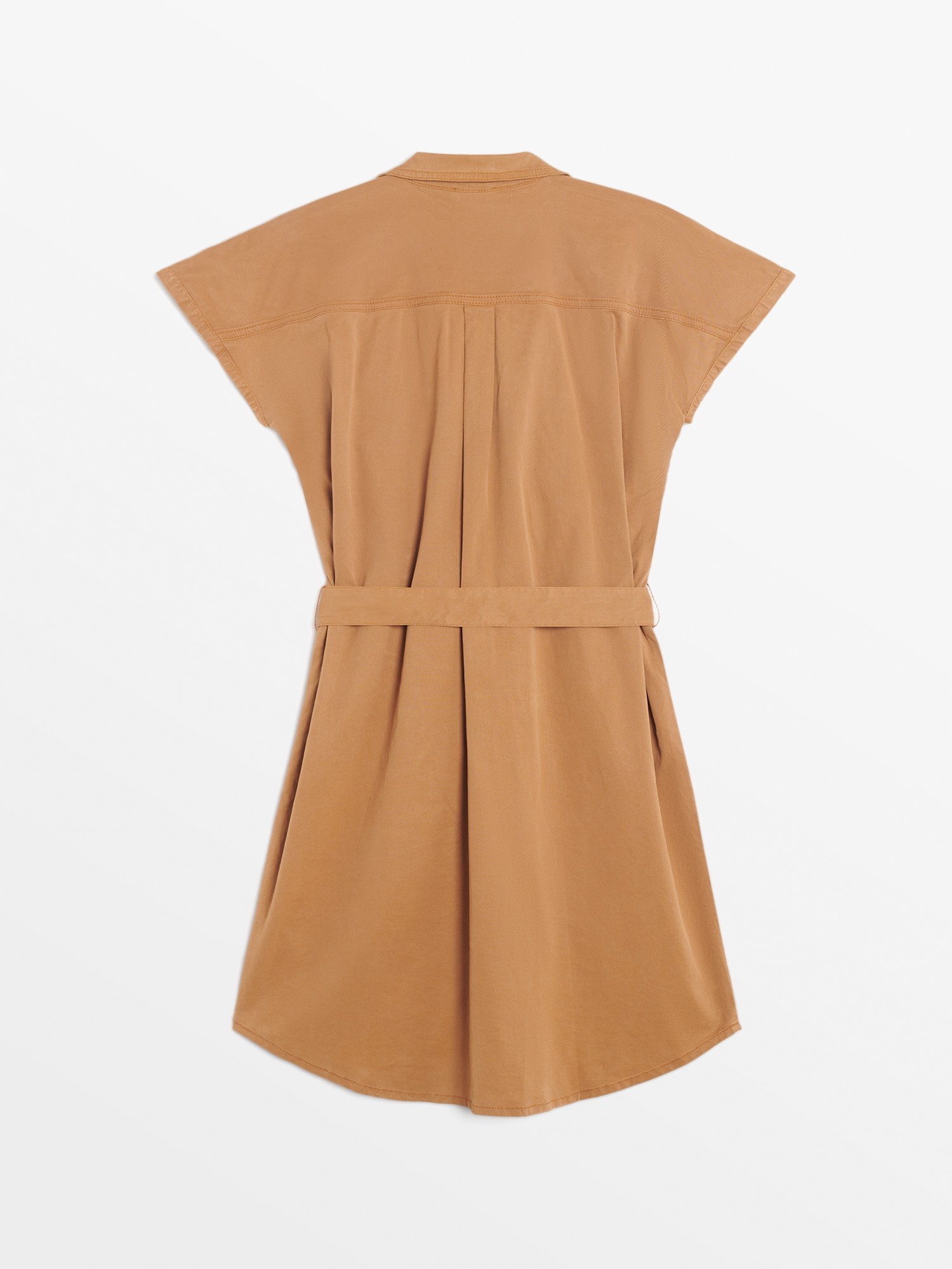 Robe Femme Sans Manche Marron