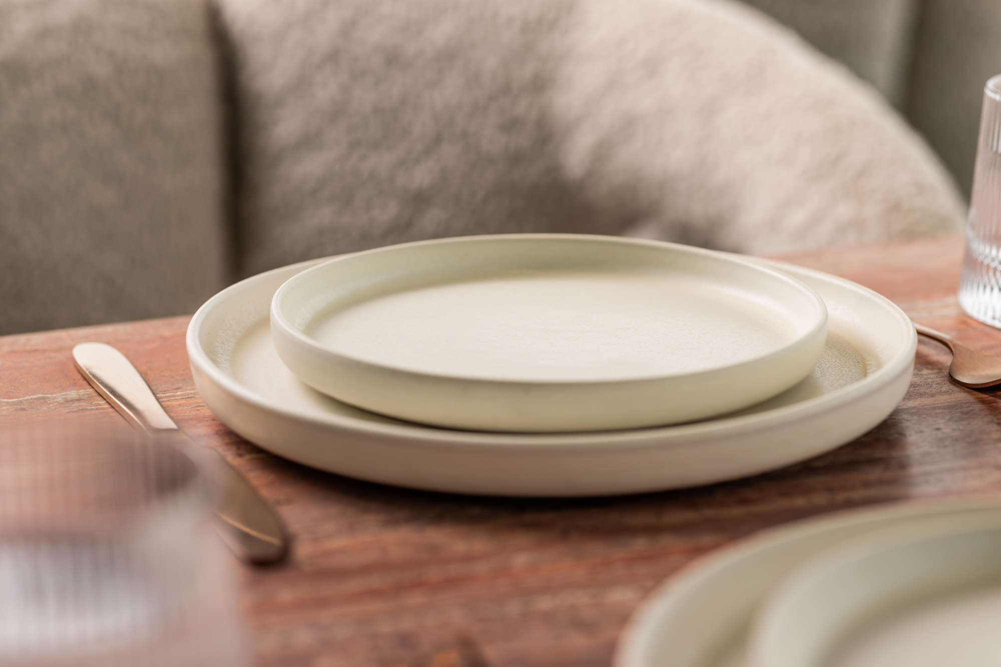 Mini Bord Dreamy Ivory - 6 stuks