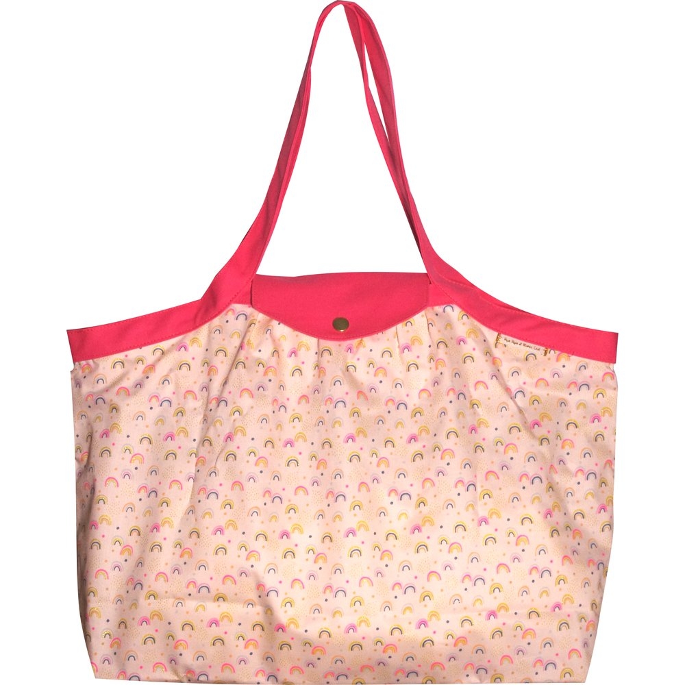 Grand Sac Cabas En Tissu Arc En Ciel