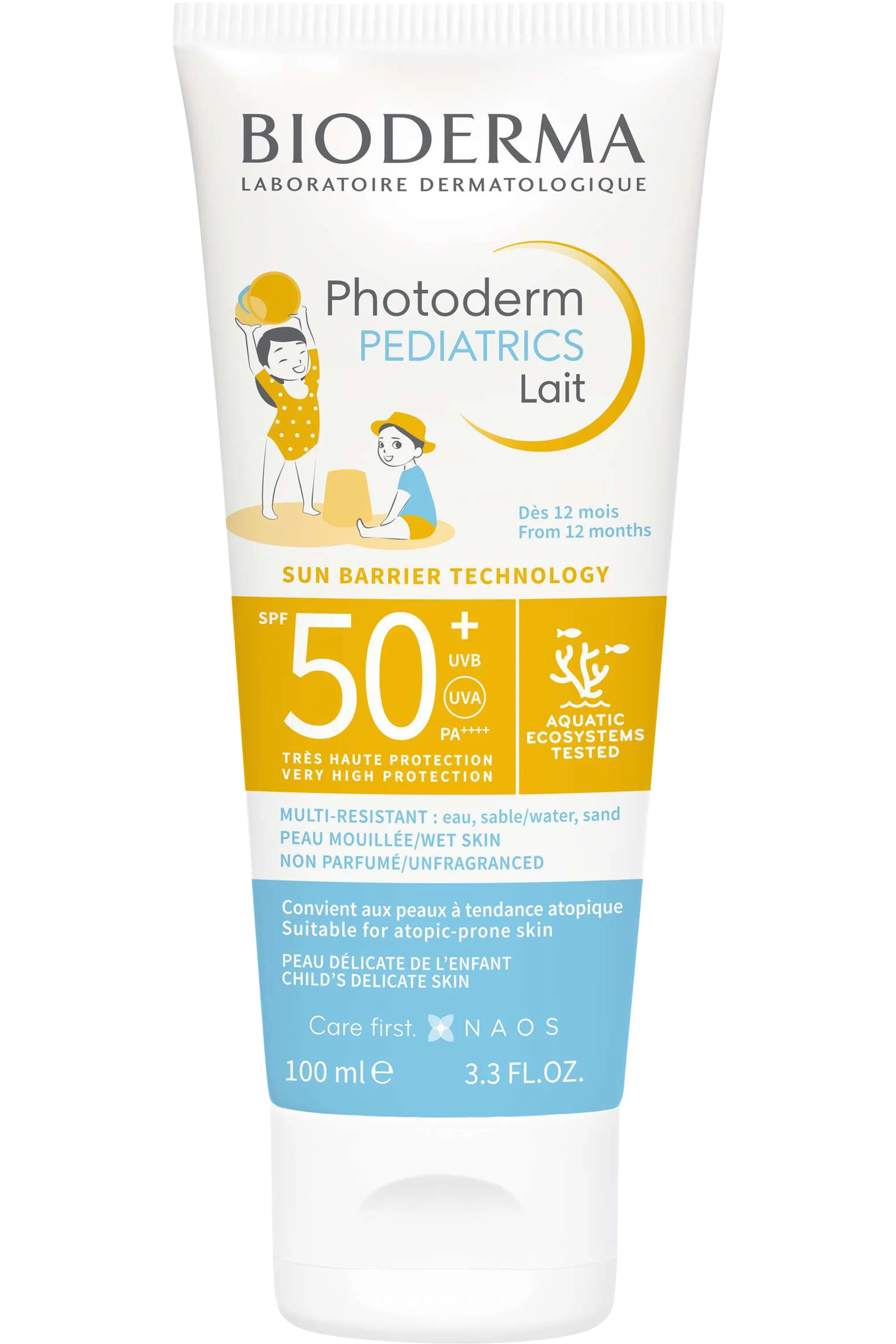 Bioderma Crème solaire Photoderm Pediatrics Lait SPF 50+-100 ml