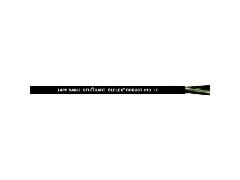 LAPP ÖLFLEX® ROBUST 210 Styreledning 5 G 0.50 mm² Sort 21885/100 100 m