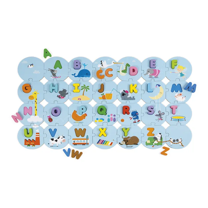 Janod Puzzle J'apprends l'alphabet - 54 pièces