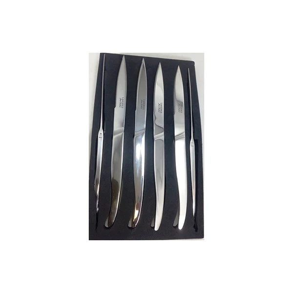 Lot de 2 coffrets 6 couteaux à steak Laguiole Styl'Up Jean Dubost