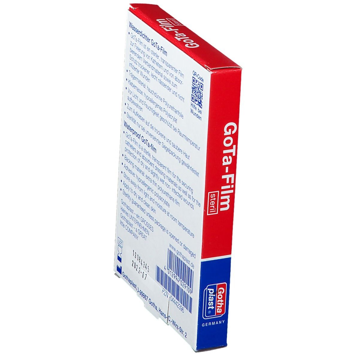 GoTa-FILM steril 5 cm x 7,2 cm