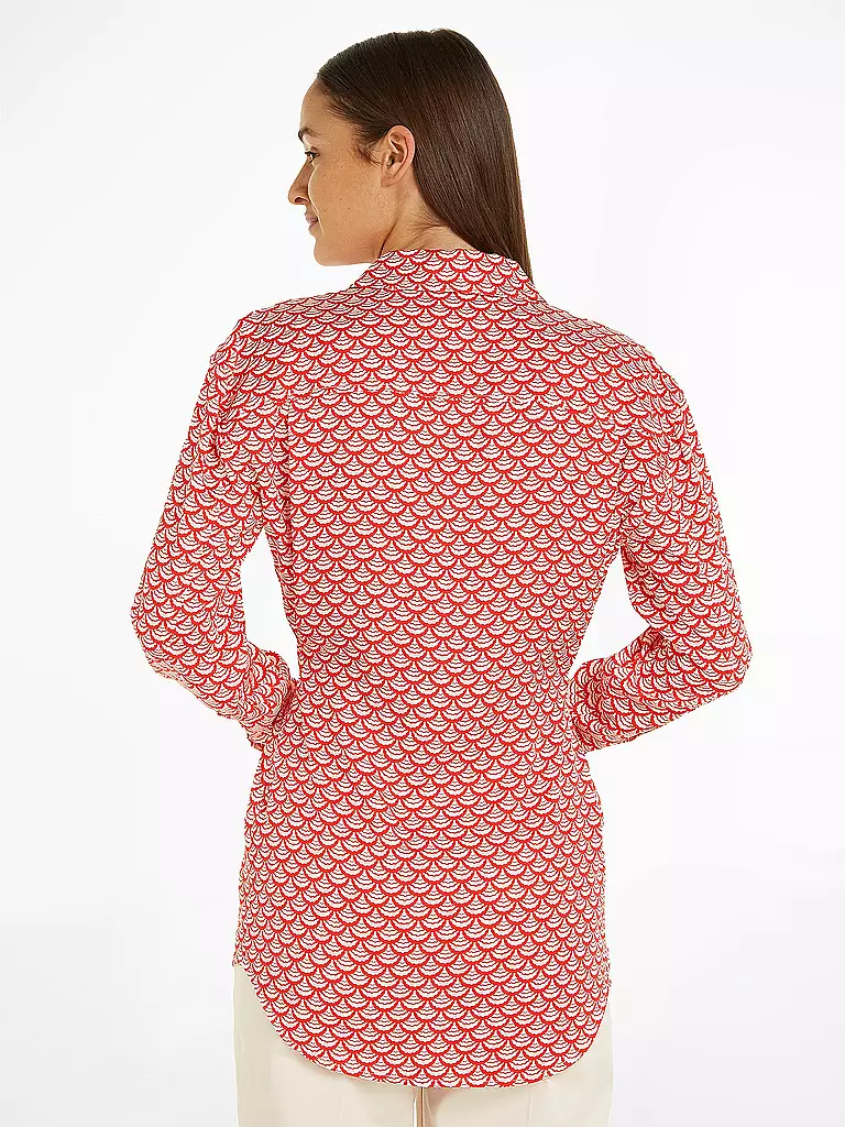 TOMMY HILFIGER Bluse rot