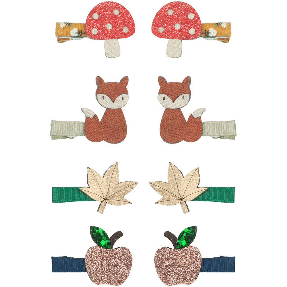 Køb Mimi & Lula 8 Hårclips - Mini Autumn Forest