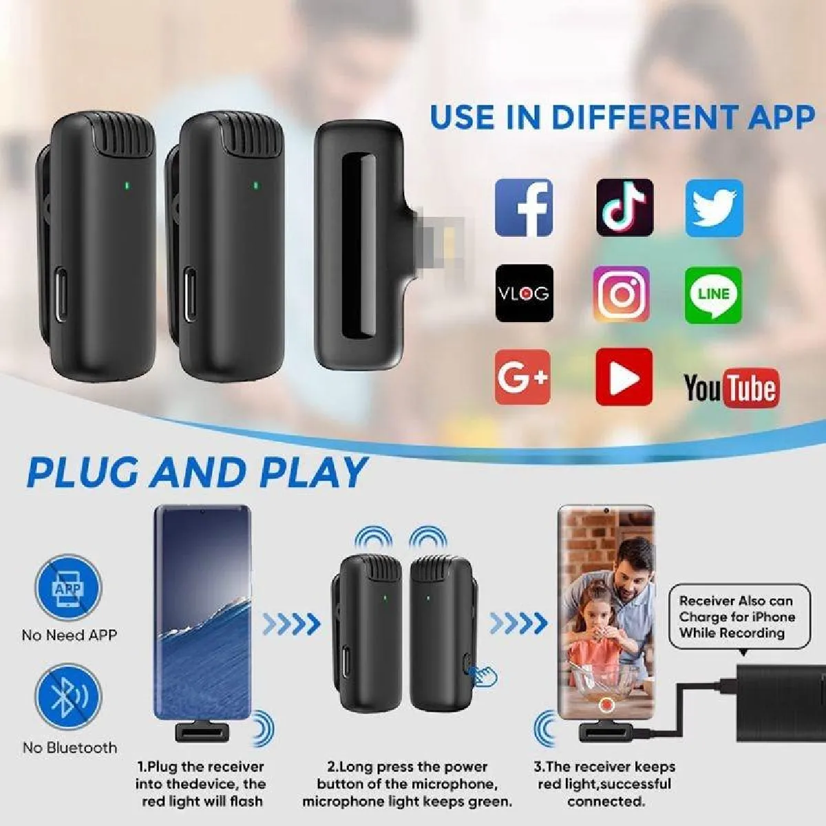 Micro USB-C Lavalier YONIS