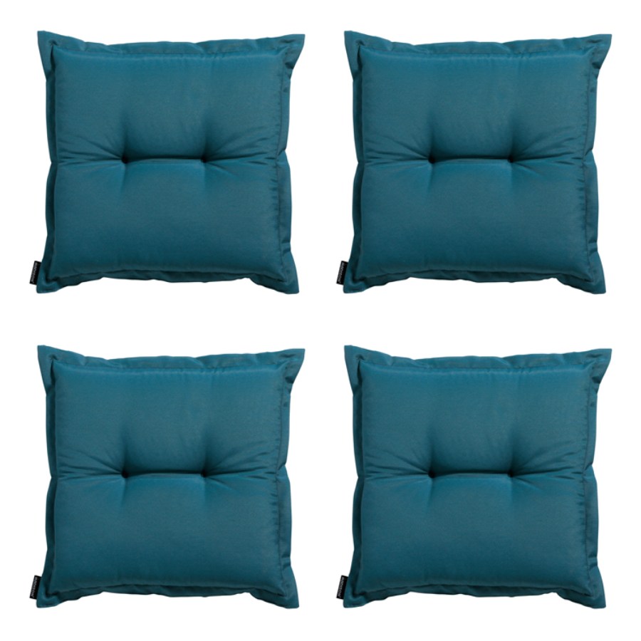 Madison Panama sea blue Zitkussen - Set van 4