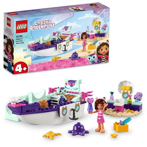LEGO Gabby's Dollhouse Gebby Og Havkats Skib Og Spa - 10786