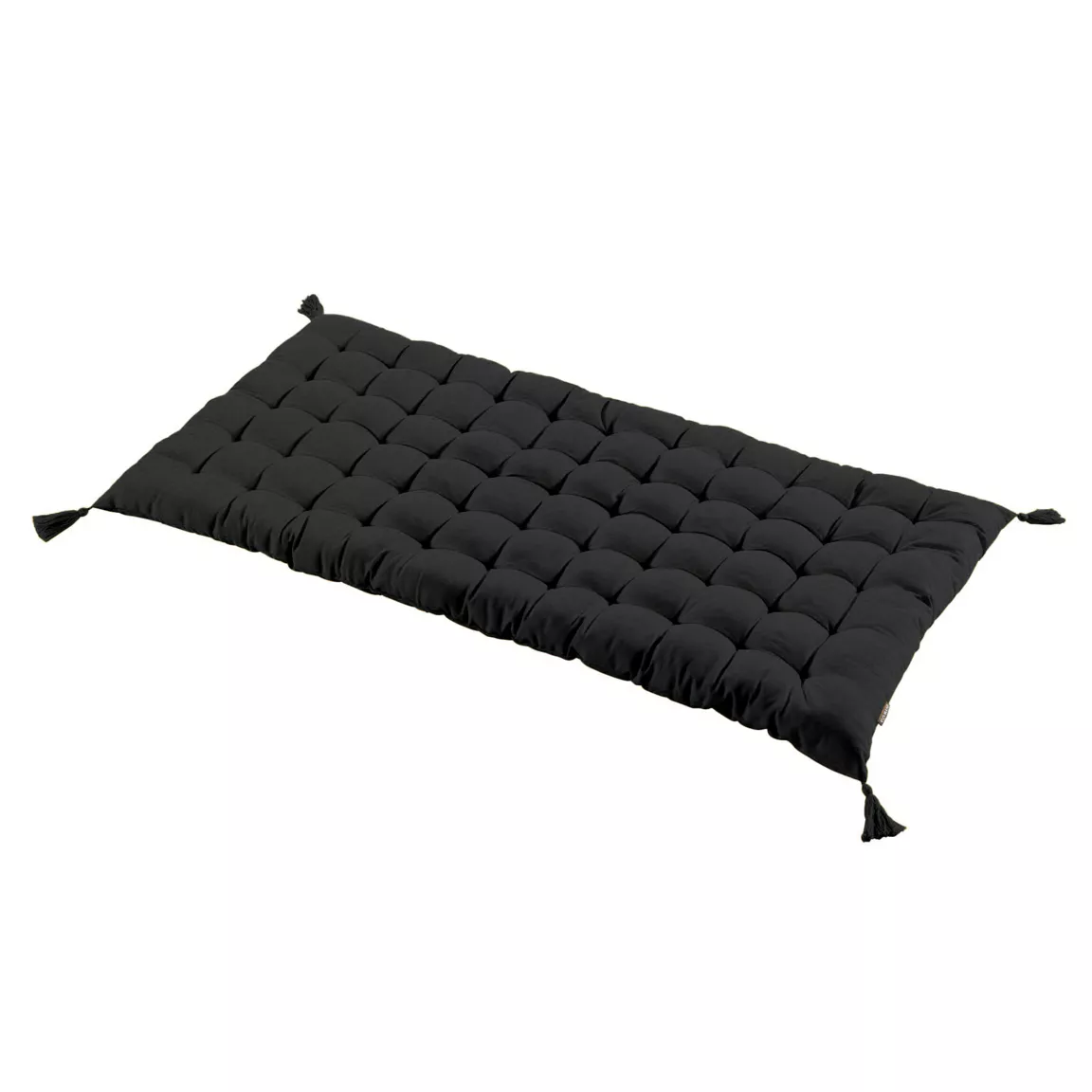 Matelas de sol coton (120 x 60 cm) Pixel Noir