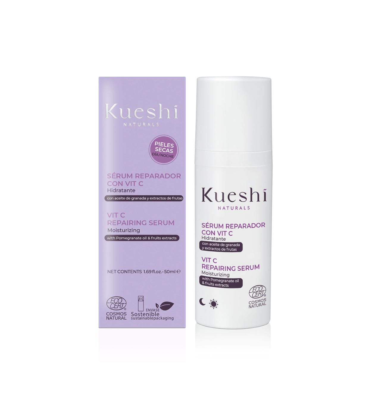 Kueshi - soro reparador e anti-envelhecimento Pomegranate Vit-C