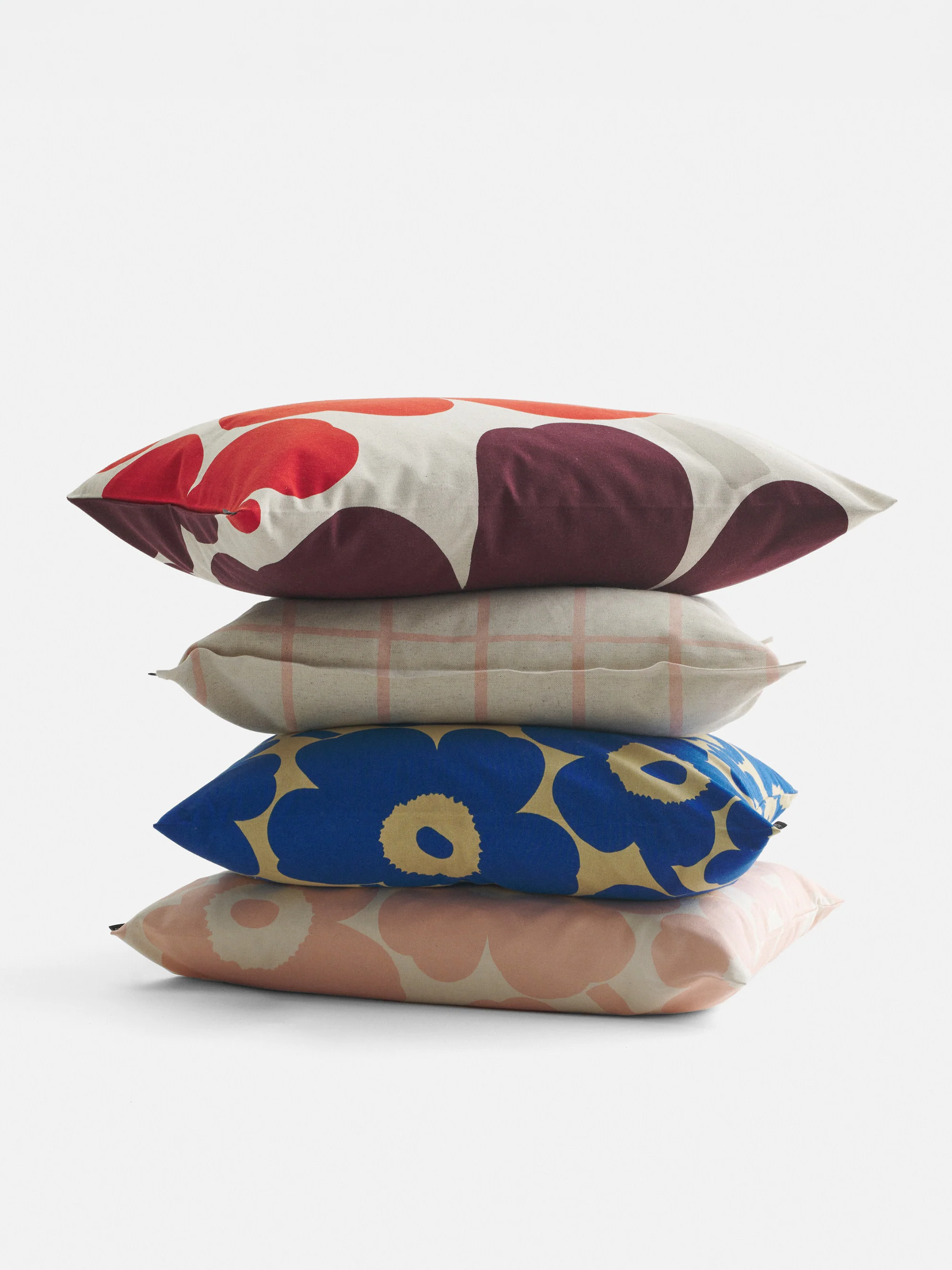Katoenen kussenhoes met bloemenprint Pieni Unikko