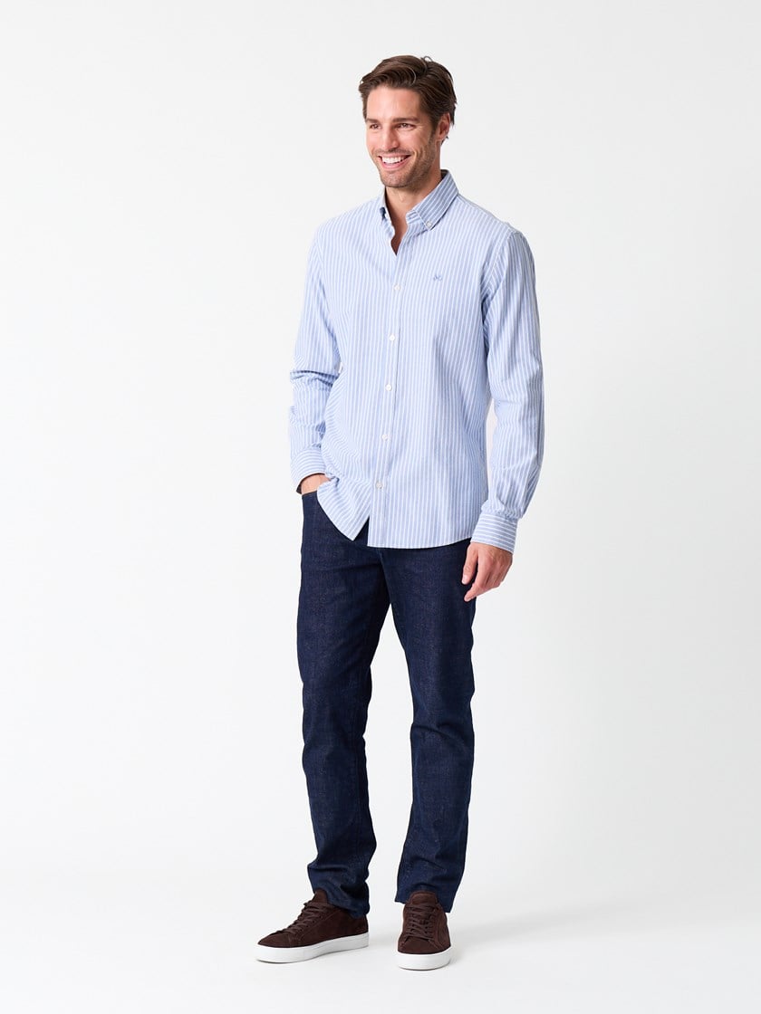 Norman skjorte - Regular fit Mazarine Blue
