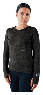 Maillot manches longues Femme Circle Motivation Noir