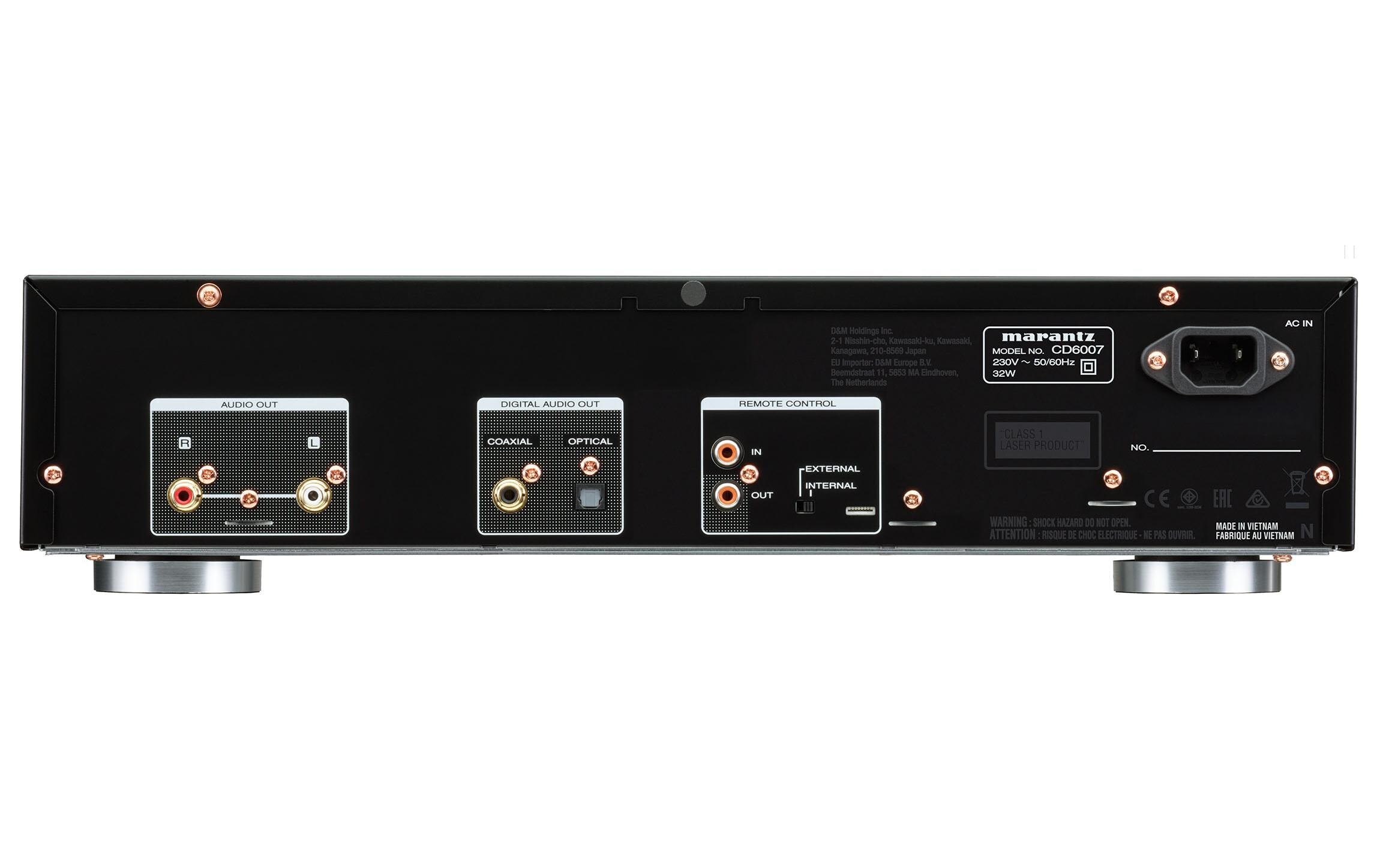 CD-Player CD6007 Schwarz<br>CD-Player mit ausgereiftem Kopfhörerverstärker