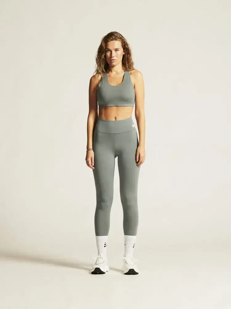 Craft Collective Padded Sport BH Grijs/Groen