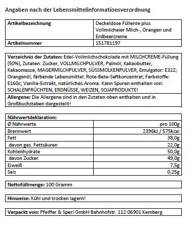 Ostergeschenk „Ente mit Schokoeiern“
