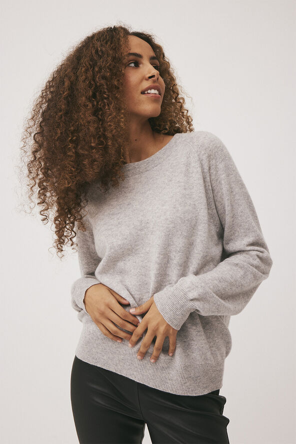 Magasin du Nord Collection Mabel 2 - 100% Cashmere Light grey melange