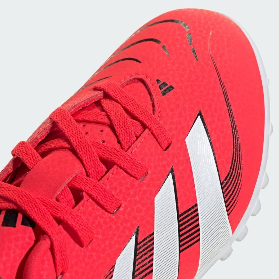 adidas Predator Club TF Pure Victory - Lucid Red/Blanc/Noir Enfant