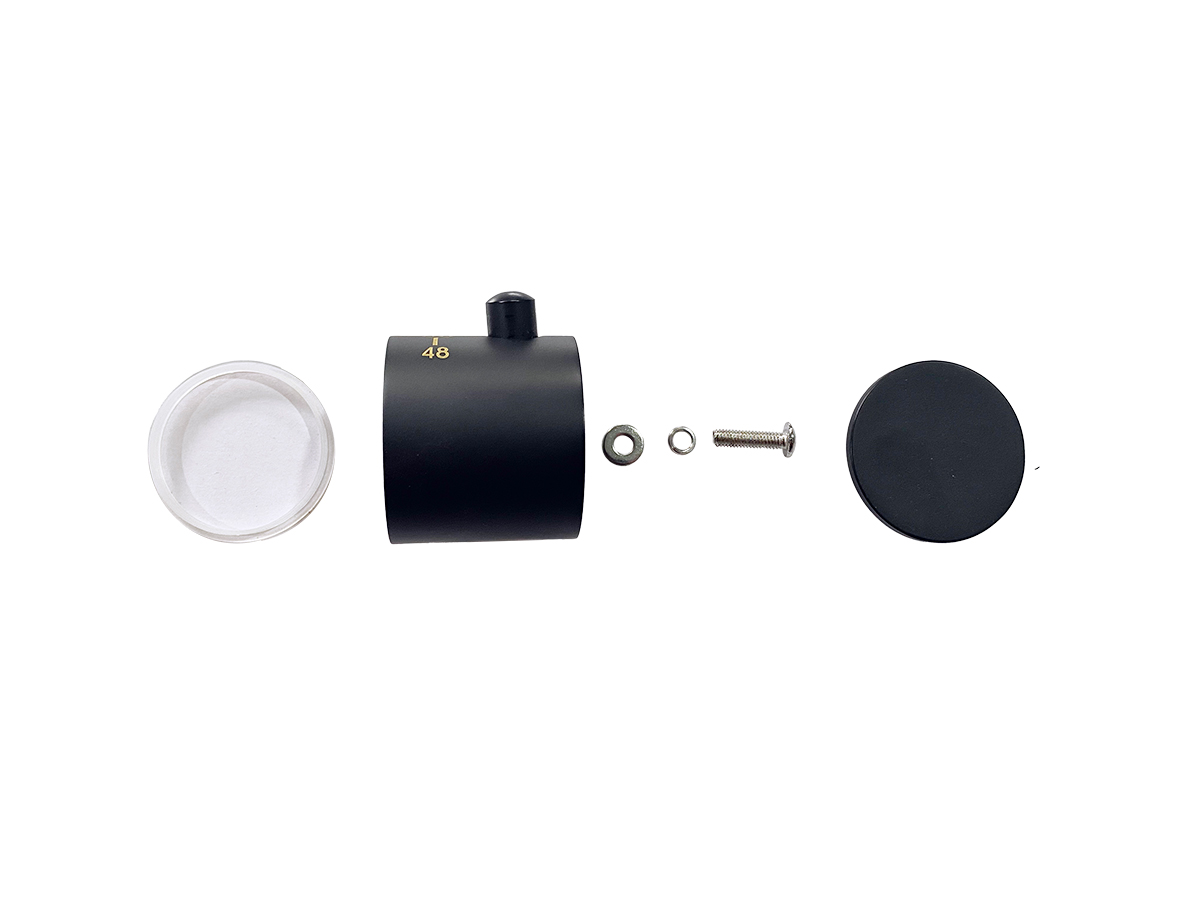 Saniclear Nero temperatuurknop tbv badkraan & regendouche opbouw