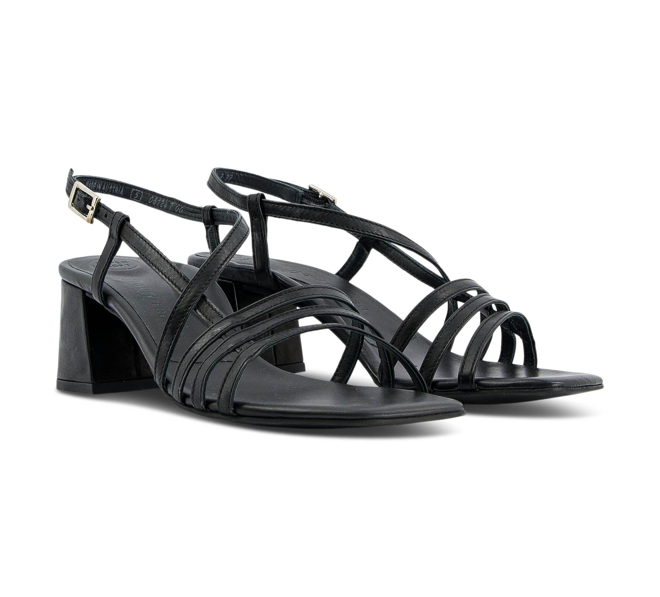 Paul Green 6042 - Riemchensandalen schwarz