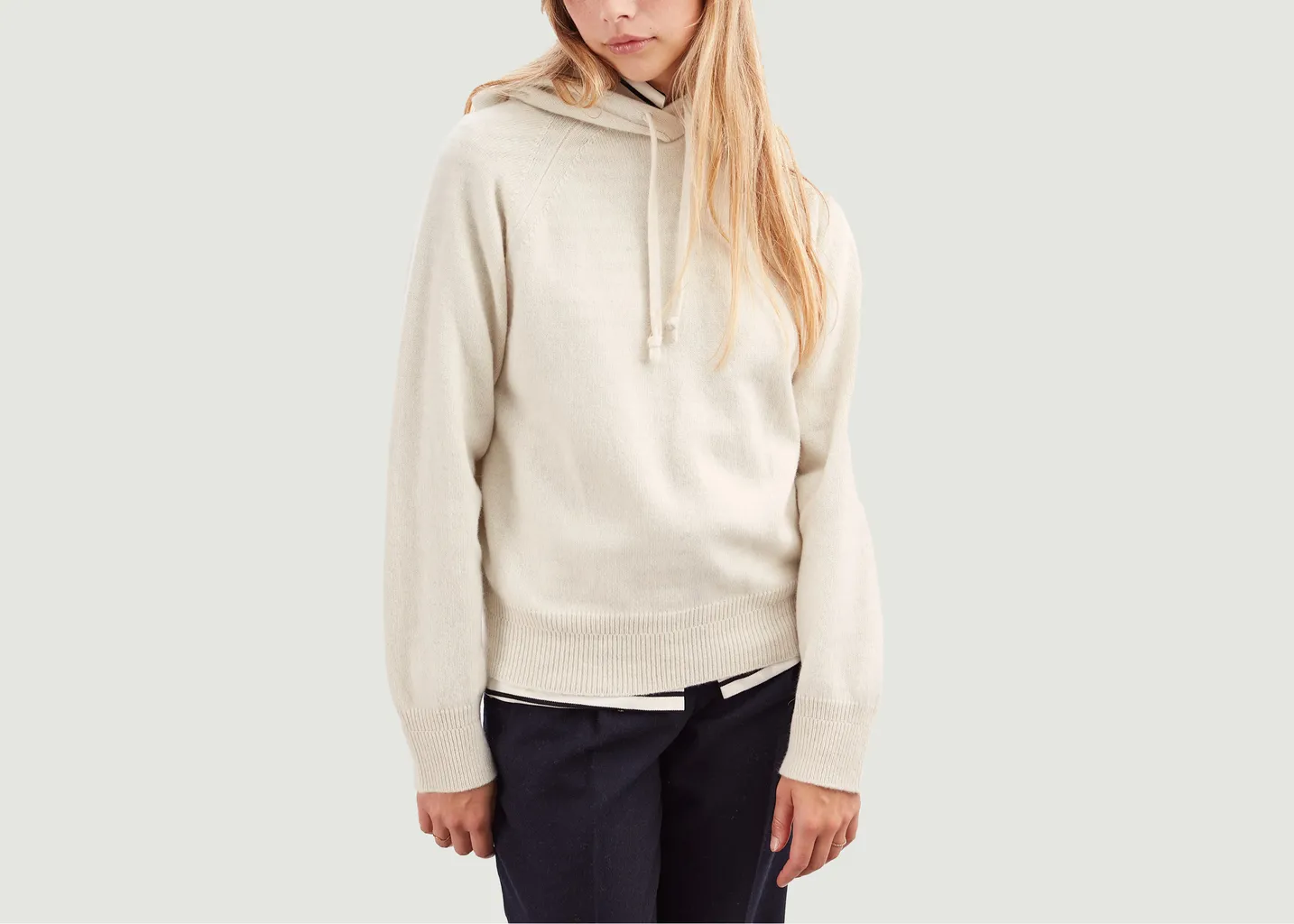 Pull à Capuche en Cachemire Tricot