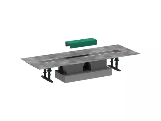 Kit d'installation caniveau de douche 70 cm installation standard HANSGROHE uBox