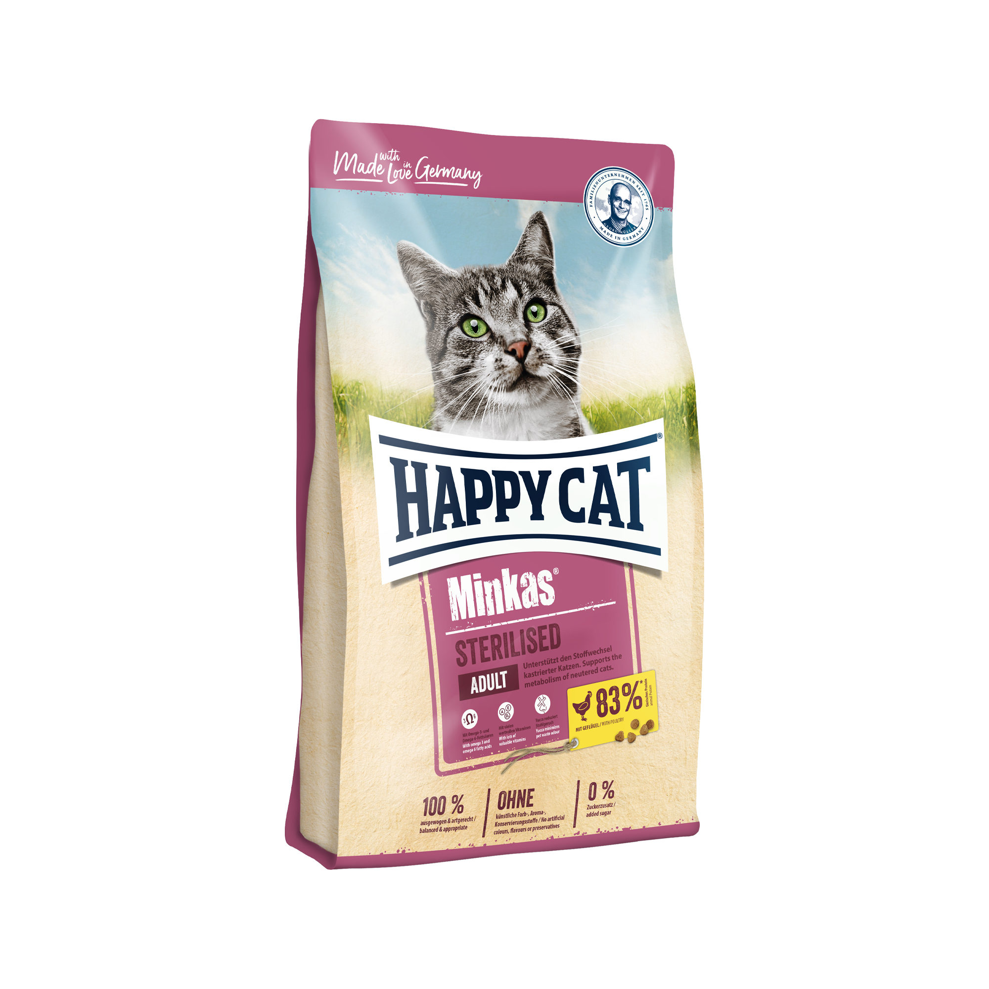 Happy Cat Minkas Adult Sterilised Gevogelte
