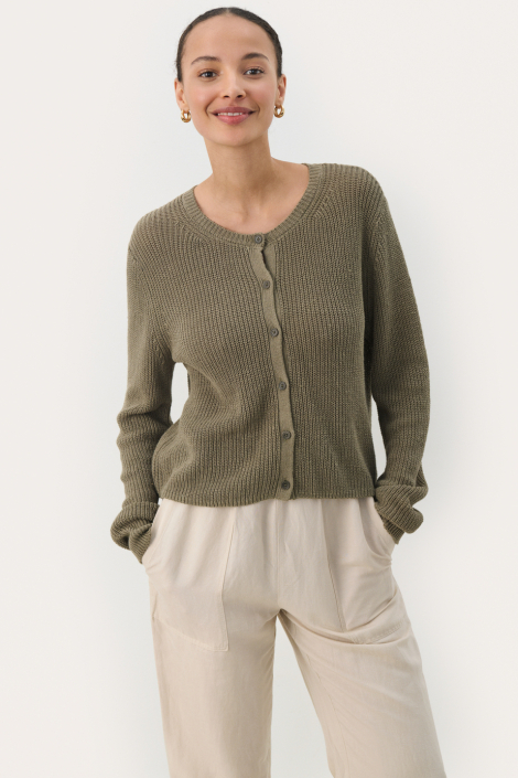 Part Two groene dames vest