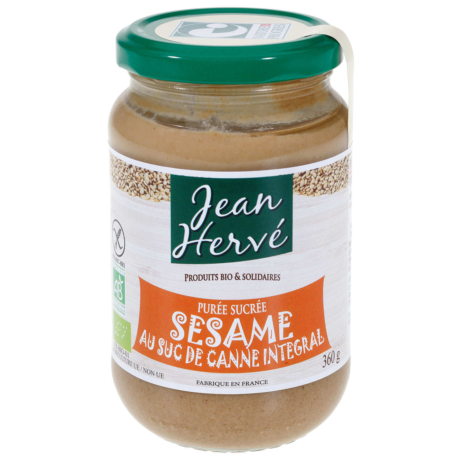 Confit de sésame au suc de canne intégral bio