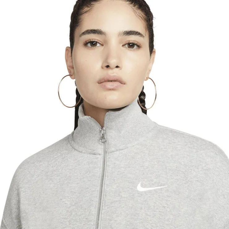 Nike sportswear phoenix fleece Dk grey heather/sail