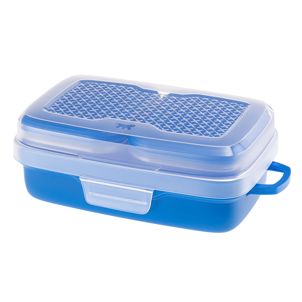 Ferplast pet ristò jeu de gamelles voyage chiens fermeture hermétique porte nourriture eau