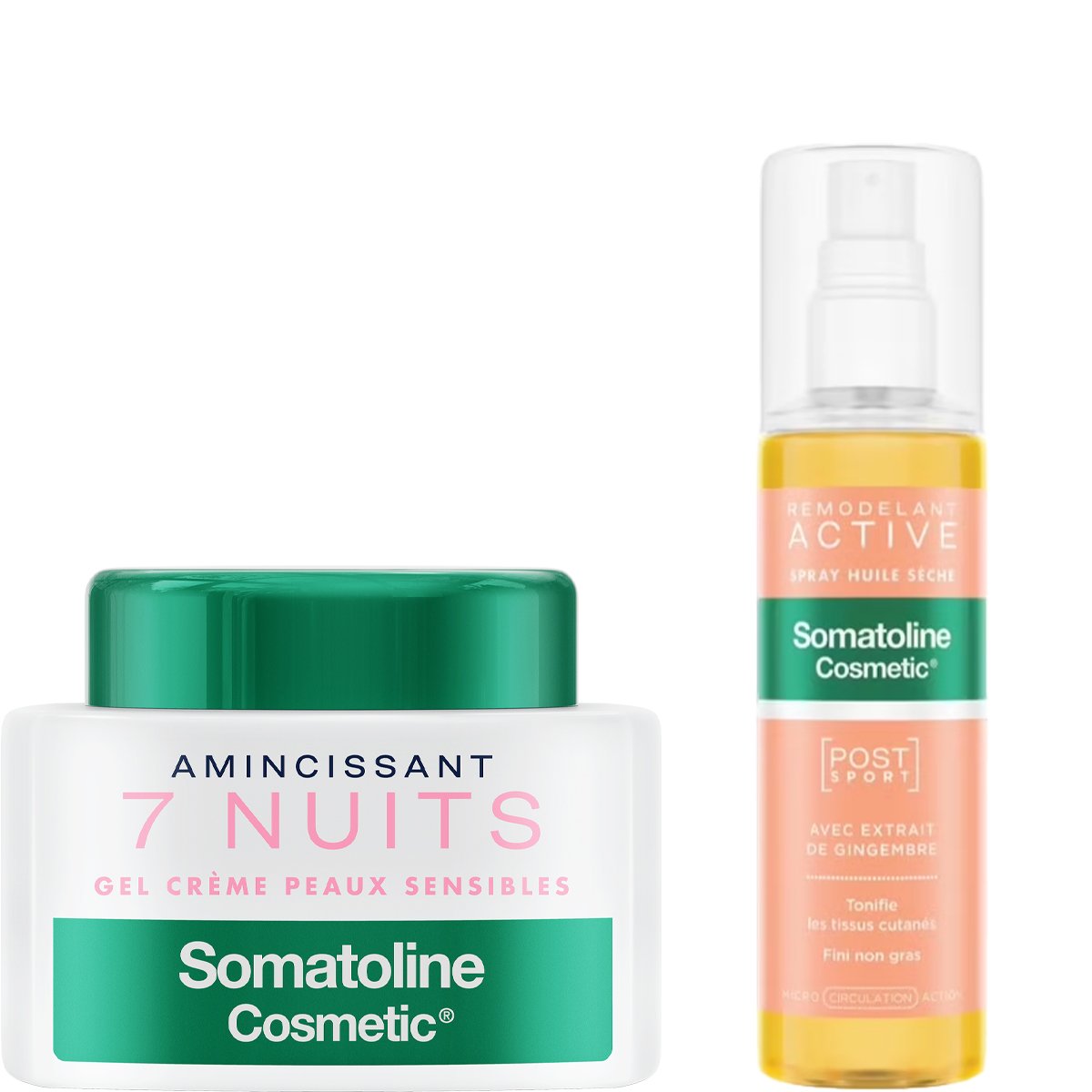 Crème amincissante naturelle & huile sèche remodelante - Corps
