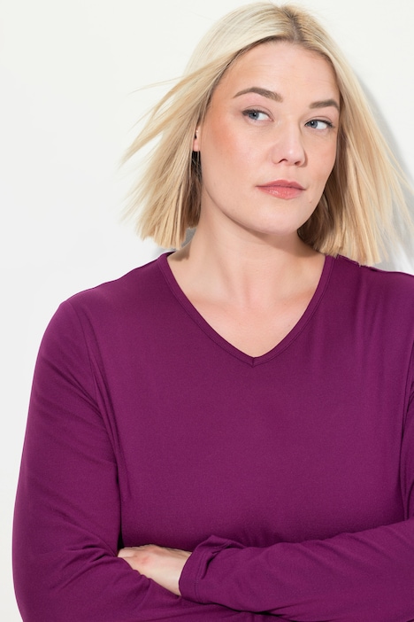 Ski-Funktionsshirt, schnelltrocknend, Loop, Langarm