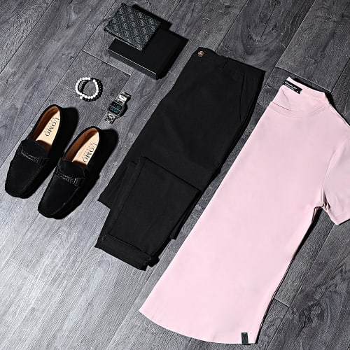 Tee Shirt Oversize UP-T311 Rose Clair