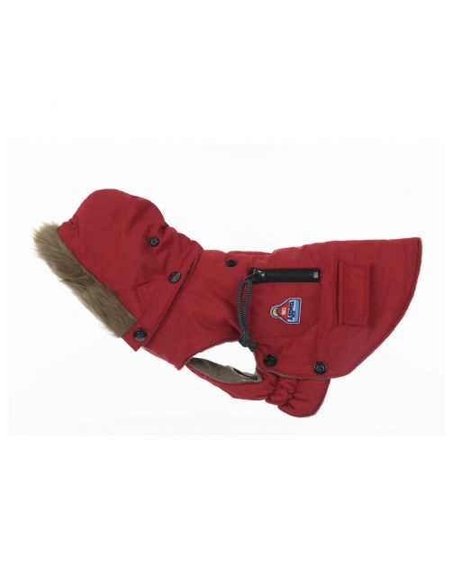 51 Degrees North Aspen Coat Donkerrood - Hondenkleding