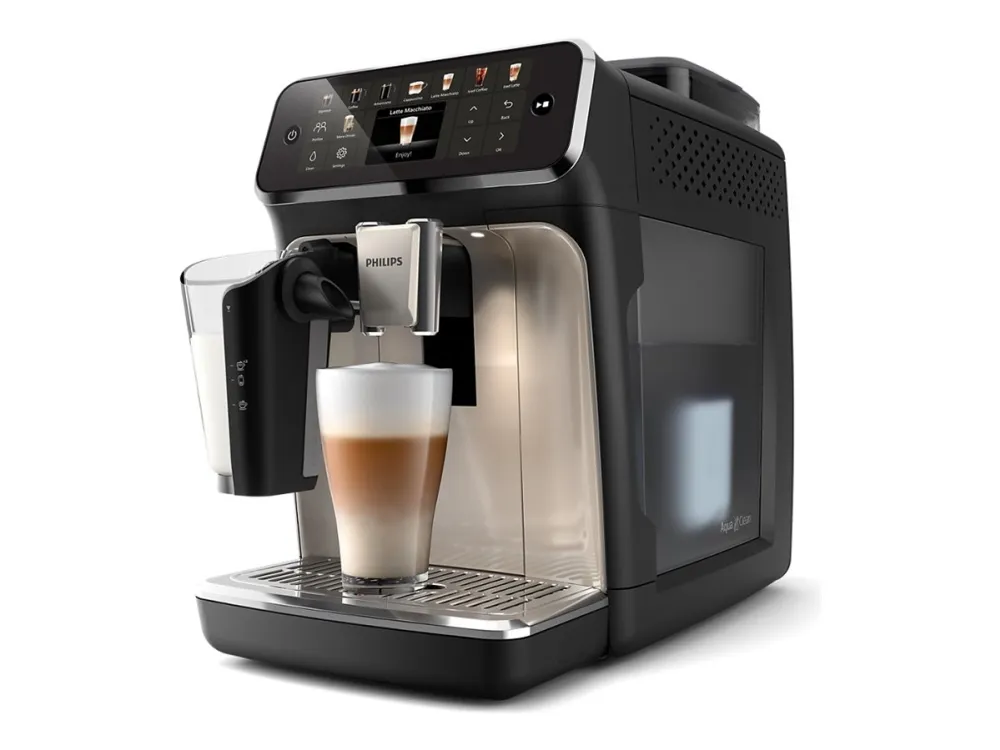 Philips 5500 series EP5547 - Automatisk kaffemaskine med capuccinatore - 15 bar - sort/krombelagt