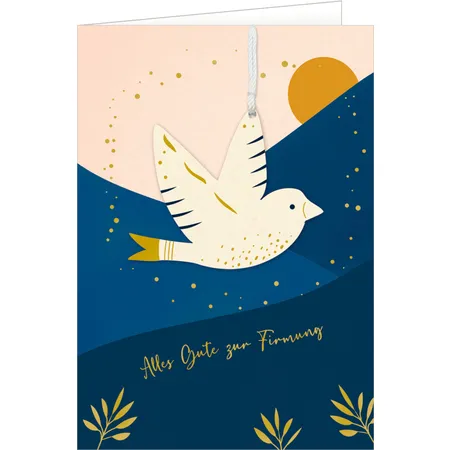 Coppenrath Verlag Grußkarte - Alles Gute zur Firmung (Vogel)